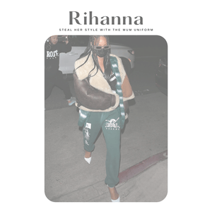 Rihanna: The Pine Tracksuit & Heels