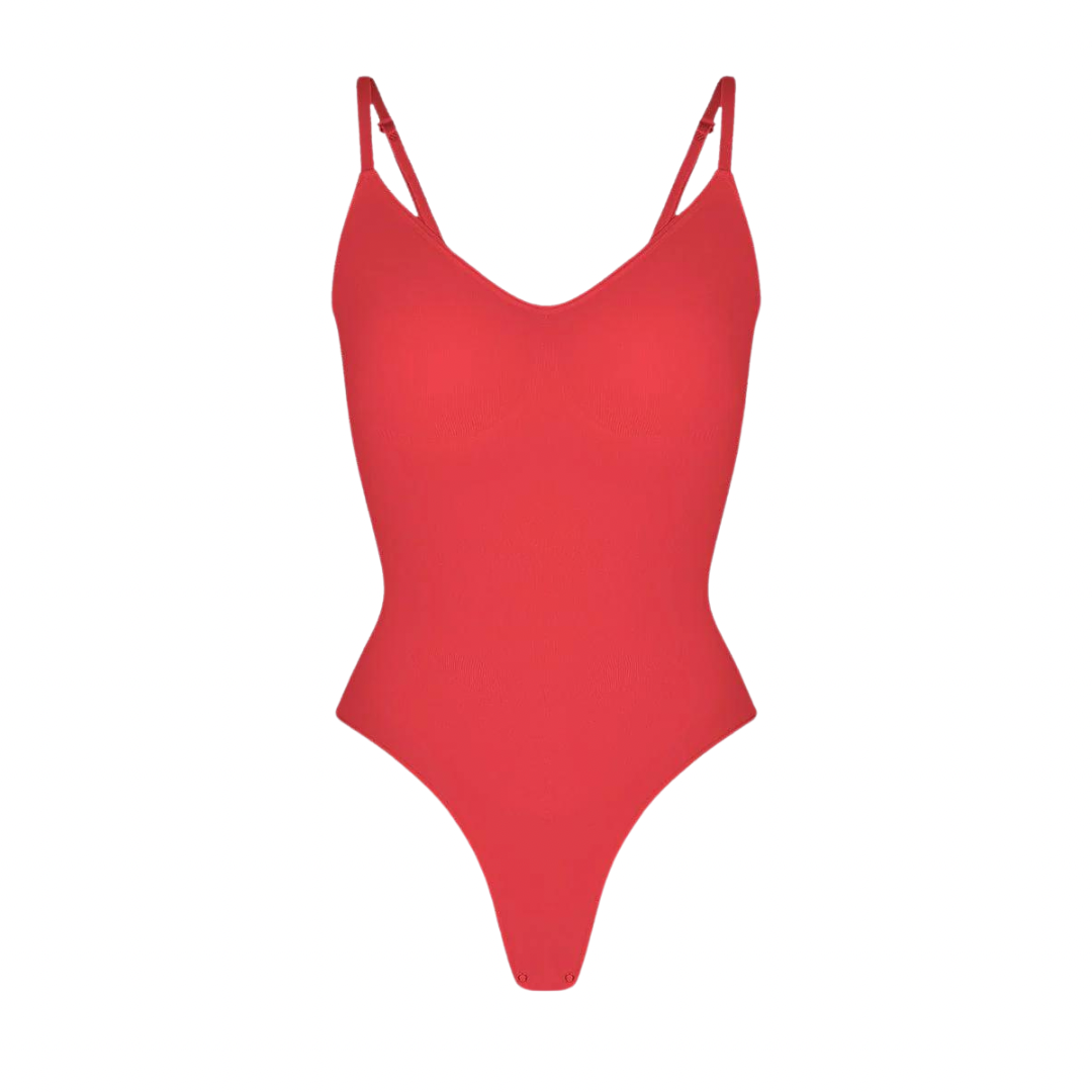 NEW! RED SEAMLESS SHAPEWEAR BODYSUIT