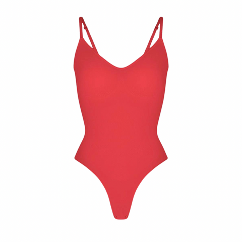 NEW! RED SEAMLESS SHAPEWEAR BODYSUIT