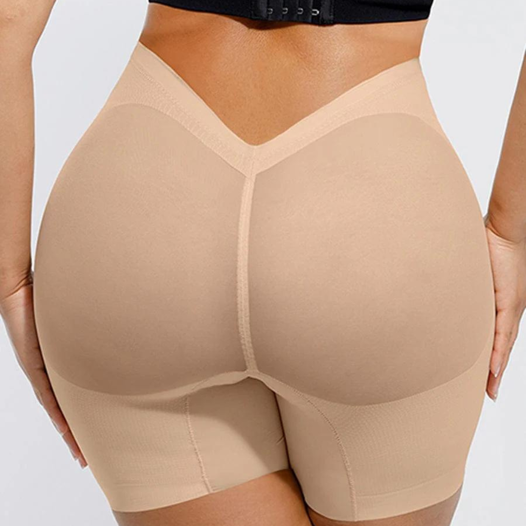 SHAPER SLIMMING MESH SHORTS - NUDE