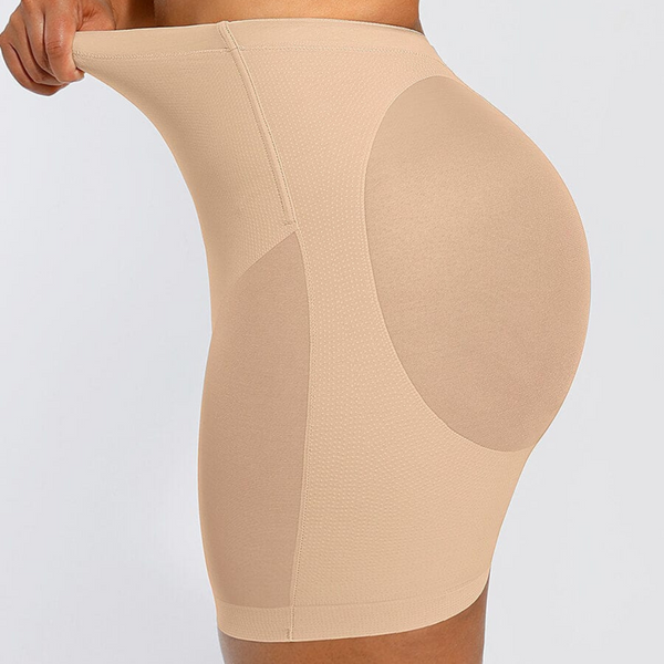 SHAPER SLIMMING MESH SHORTS - NUDE