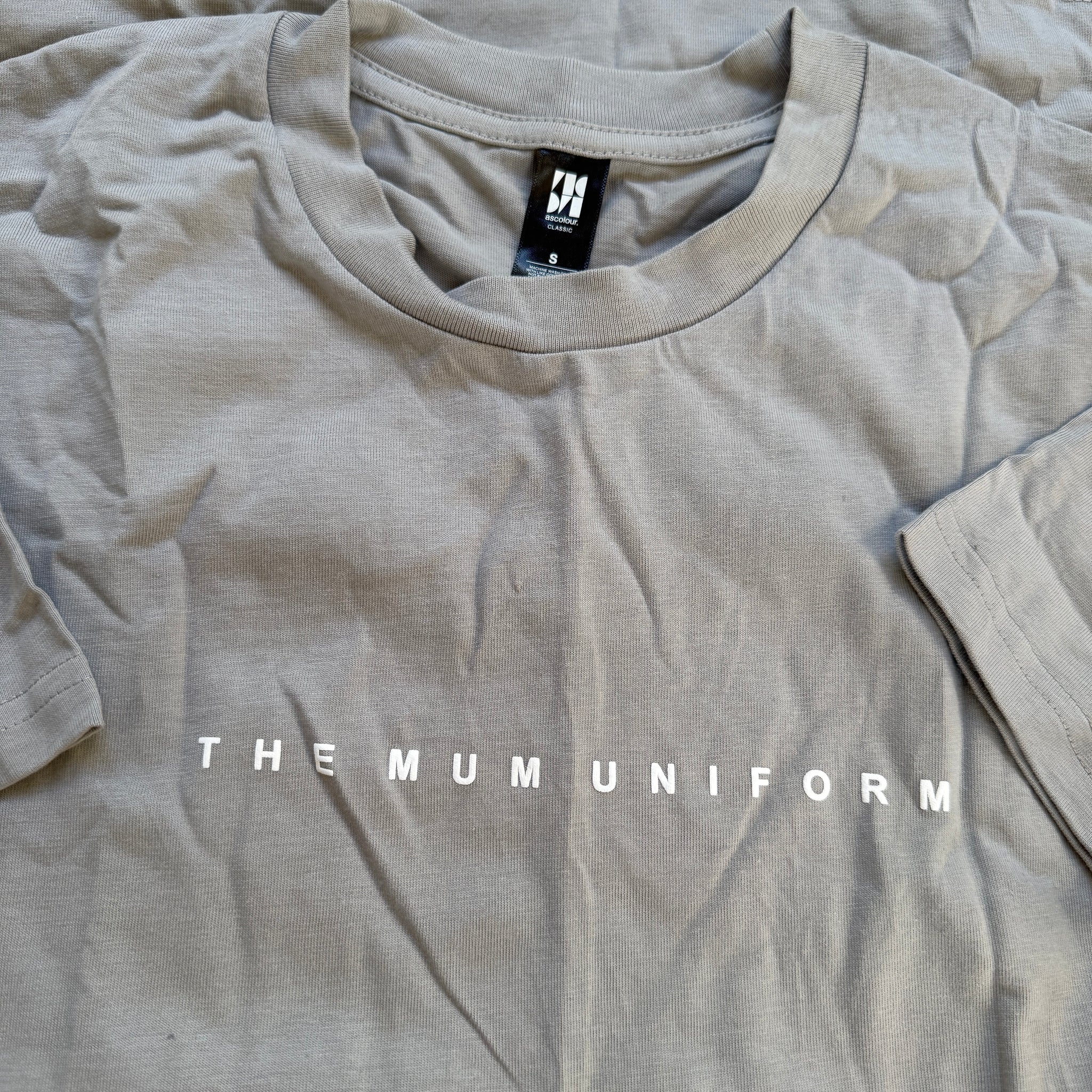 THE MUM UNIFORM - Grey Tee S