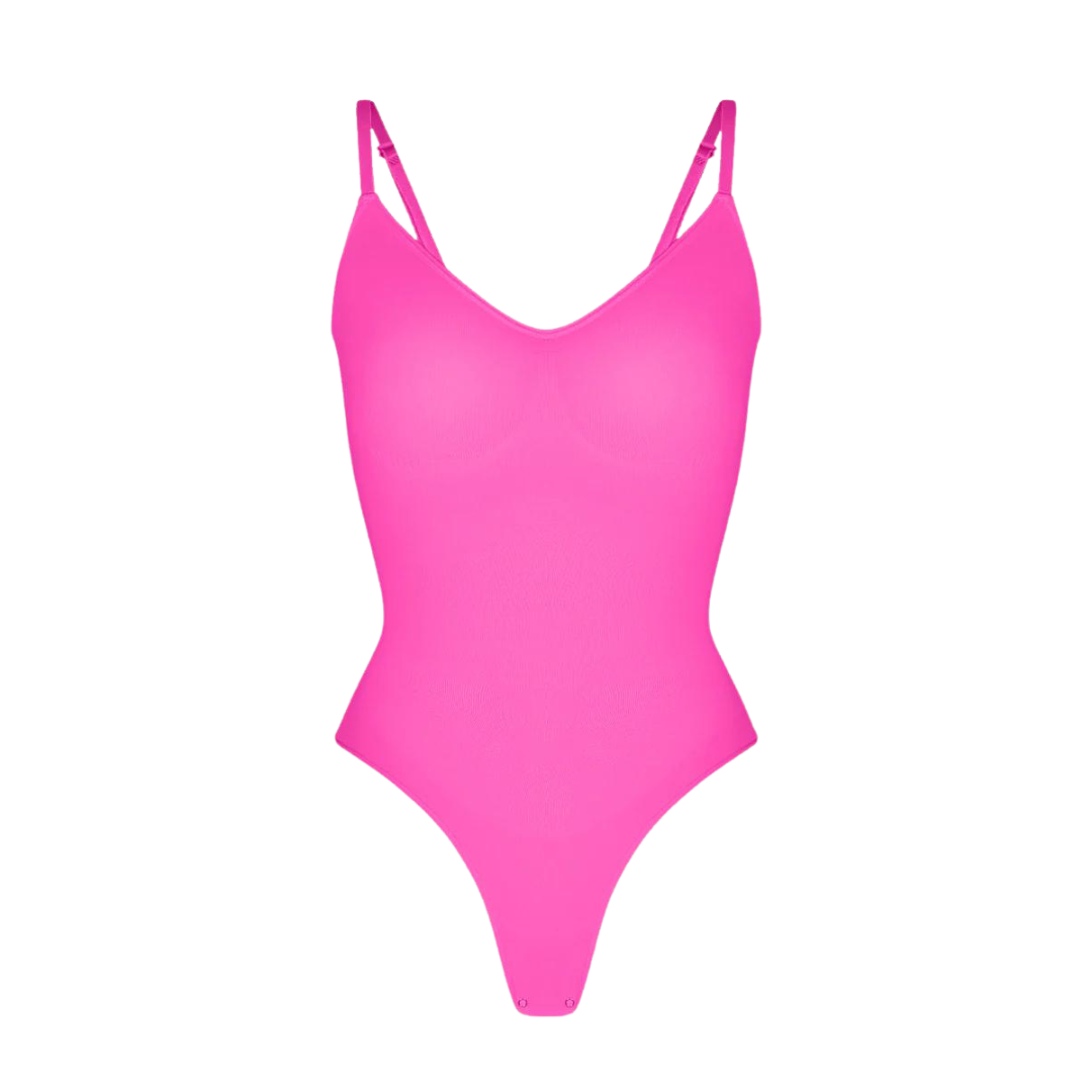 SEAMLESS SHAPEWEAR BODYSUIT - PINK